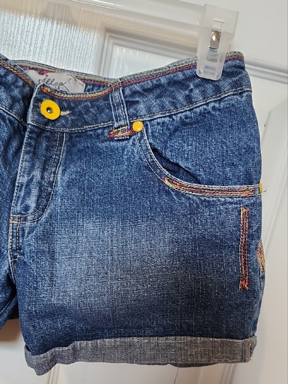 Vintage Y2K Illegal Jeans Girls Blue Denim Shorts-Perfect For Summer! - Picture 14 of 15